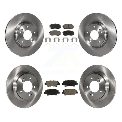 [Avant + Arrière] Kit de Disque et plaquette (céramique) de frein pour Kia Optima avec Electric Parking K8C-101130