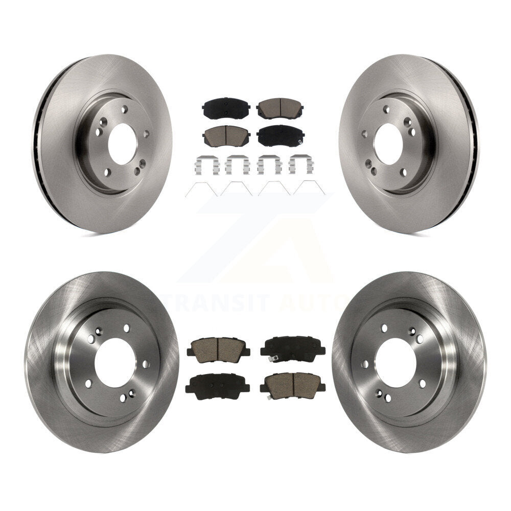 [Avant + Arrière] Kit de Disque et plaquette (céramique) de frein pour 2017-2018 Kia Soul EV K8C-101131