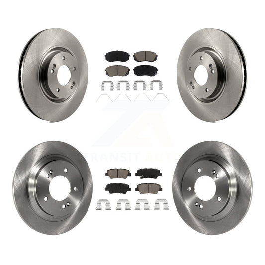 [Avant + Arrière] Kit de Disque et plaquette (céramique) de frein pour 2016 Hyundai Sonata GAS engine avec Electric Parking K8C-101135