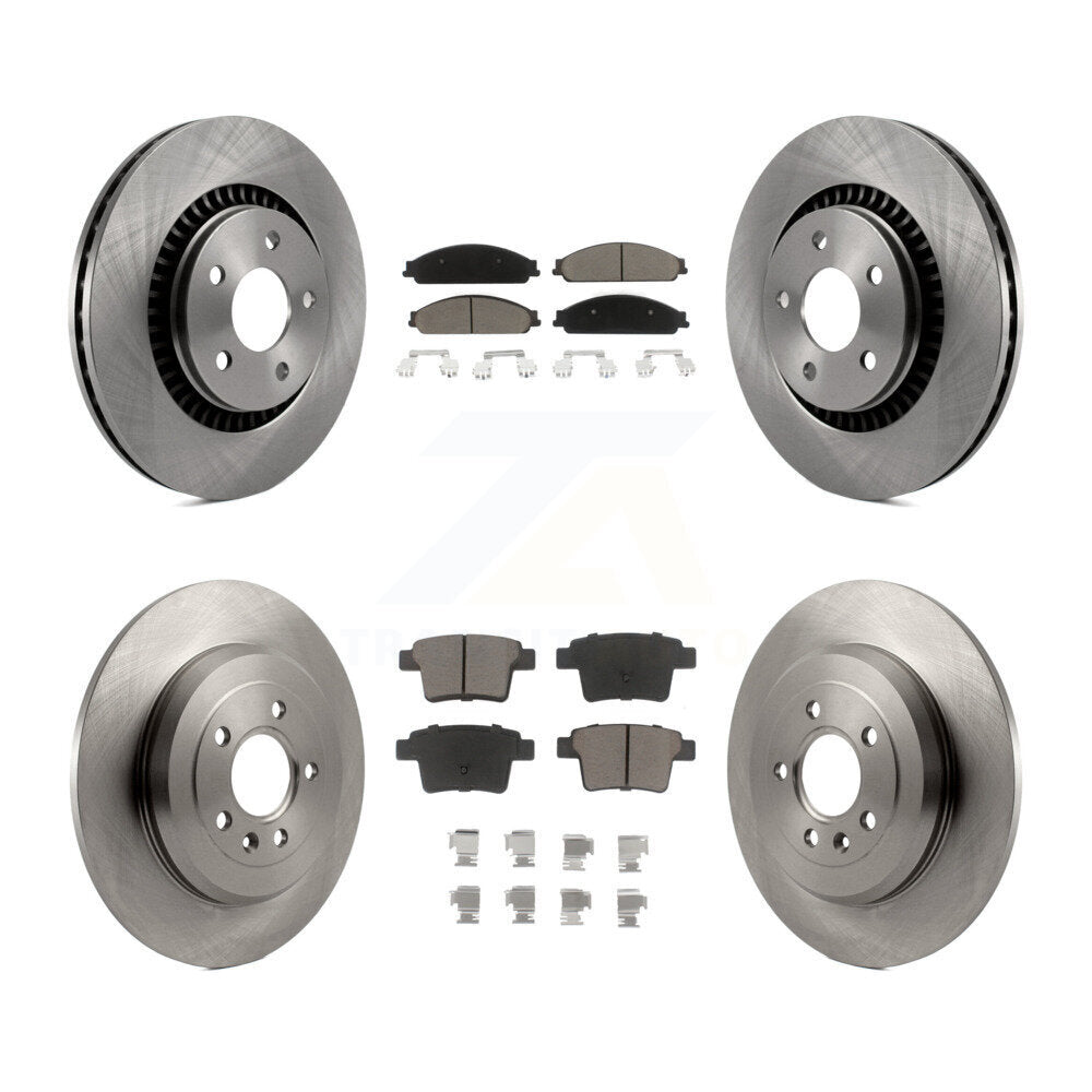 [Avant + Arrière] Kit de Disque et plaquette (céramique) de frein pour Ford Five Hundred Freestyle Taurus Mercury Montego X Sable K8C-101136