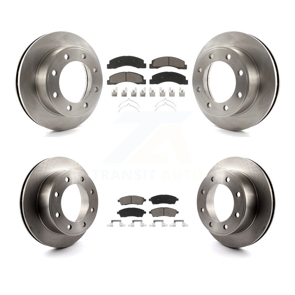 [Avant + Arrière] Kit de Disque et plaquette (céramique) de frein pour Ford F-250 Super Duty Excursion 4WD K8C-101137