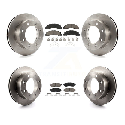 [Avant + Arrière] Kit de Disque et plaquette (céramique) de frein pour Ford F-250 Super Duty Excursion 4WD K8C-101137