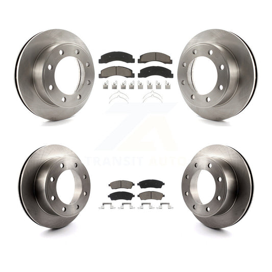 [Avant + Arrière] Kit de Disque et plaquette (céramique) de frein pour Ford F-250 Super Duty Excursion 4WD K8C-101137