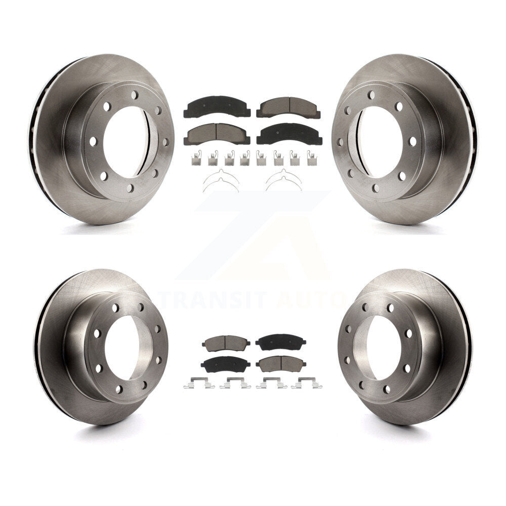 [Avant + Arrière] Kit de Disque et plaquette (céramique) de frein pour Ford F-250 Super Duty Excursion 4WD K8C-101139