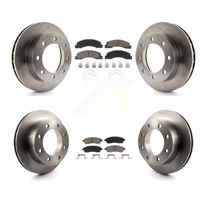 [Avant + Arrière] Kit de Disque et plaquette (céramique) de frein pour Ford F-250 Super Duty Excursion 4WD K8C-101139