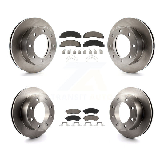 [Avant + Arrière] Kit de Disque et plaquette (céramique) de frein pour Ford F-250 Super Duty Excursion 4WD K8C-101139