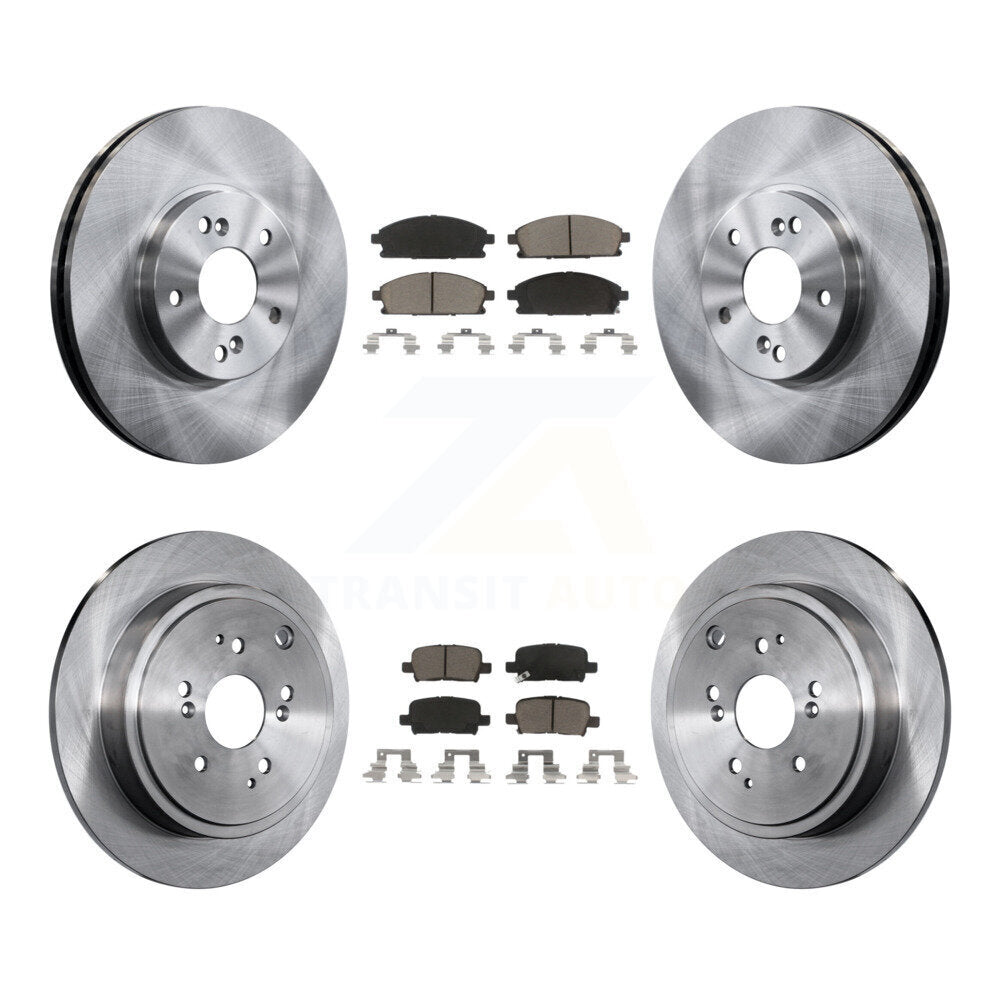 [Avant + Arrière] Kit de Disque et plaquette (céramique) de frein pour 2003-2006 Acura MDX K8C-101140