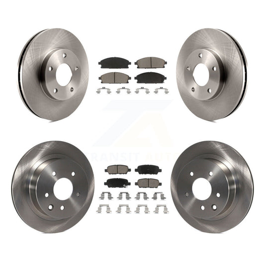 [Avant + Arrière] Kit de Disque et plaquette (céramique) de frein pour 2005-2006 Nissan X-Trail K8C-101142
