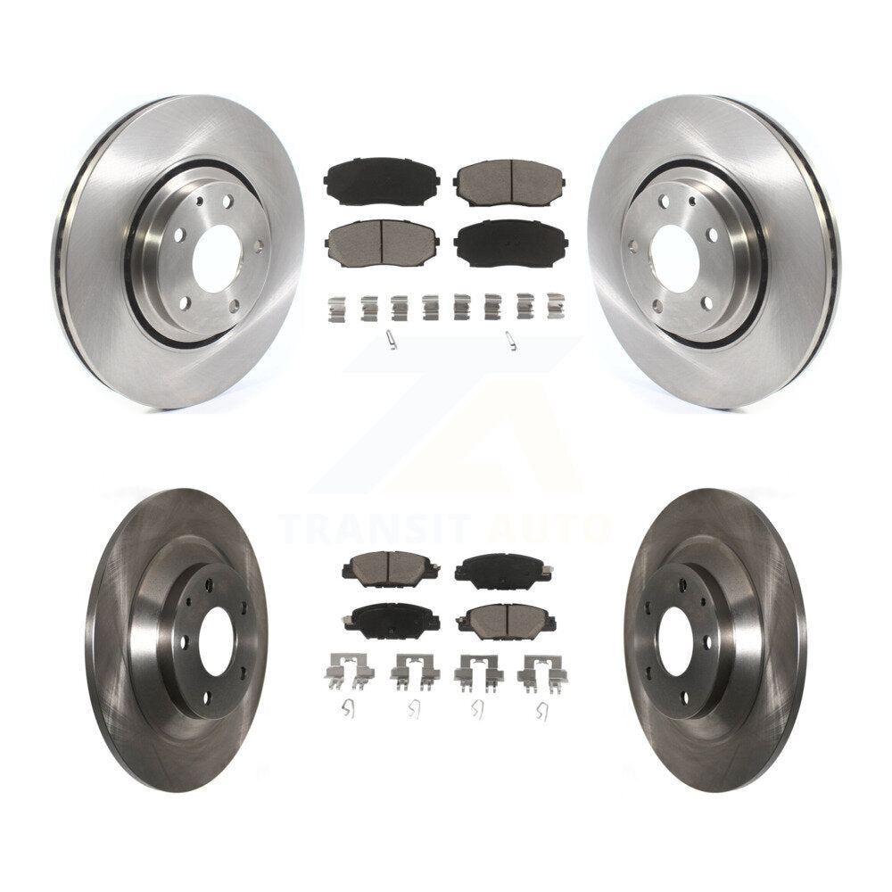 [Avant + Arrière] Kit de Disque et plaquette (céramique) de frein pour 2019-2022 Mazda CX-5 Turbocharged K8C-101144