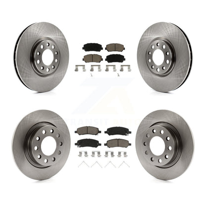 [Avant + Arrière] Kit de Disque et plaquette (céramique) de frein pour 2013-2016 Dodge Dart K8C-101146