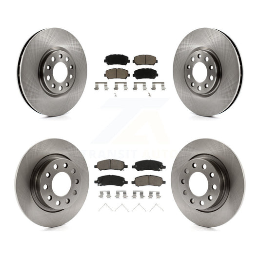 [Avant + Arrière] Kit de Disque et plaquette (céramique) de frein pour 2013-2016 Dodge Dart K8C-101146