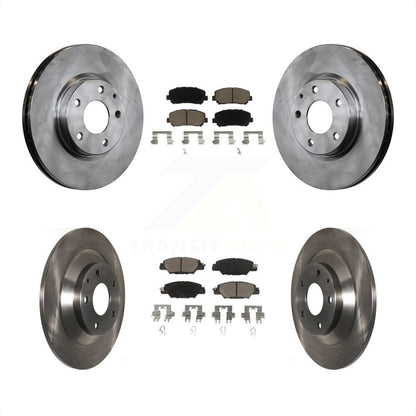 [Avant + Arrière] Kit de Disque et plaquette (céramique) de frein pour 2015 Mazda CX-5 avec Electric Parking K8C-101147 par Transit Auto