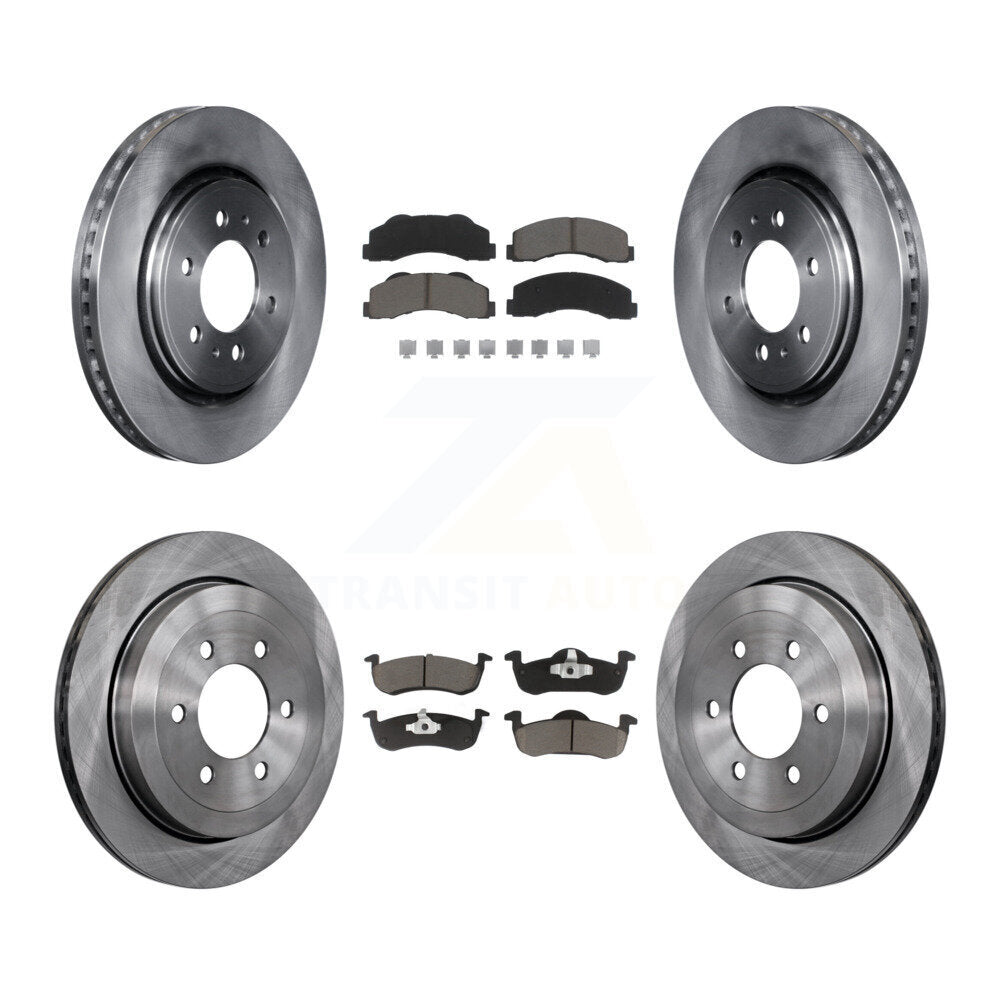 [Avant + Arrière] Kit de Disque et plaquette (céramique) de frein pour 2010-2017 Ford Expedition Lincoln Navigator K8C-101148