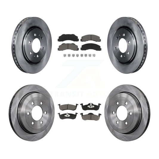 [Avant + Arrière] Kit de Disque et plaquette (céramique) de frein pour 2010-2017 Ford Expedition Lincoln Navigator K8C-101148