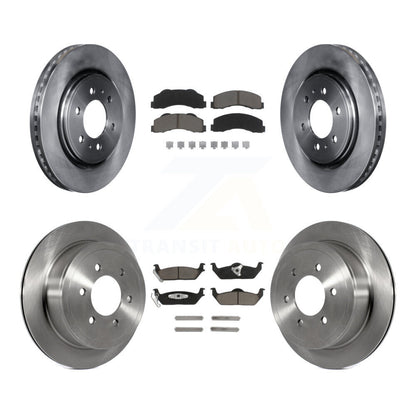 [Avant + Arrière] Kit de Disque et plaquette (céramique) de frein pour 2010-2011 Ford F-150 avec 6 Lug Wheels K8C-101150
