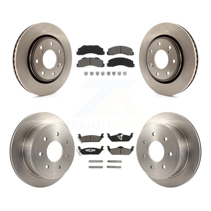[Avant + Arrière] Kit de Disque et plaquette (céramique) de frein pour 2010-2011 Ford F-150 avec 7 Lug Wheels K8C-101151