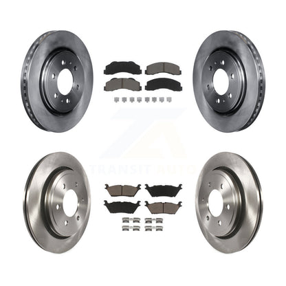 [Avant + Arrière] Kit de Disque et plaquette (céramique) de frein pour 2015-2017 Ford F-150 avec Electric Parking K8C-101155