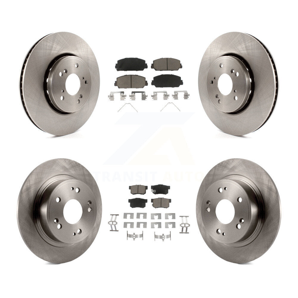 [Avant + Arrière] Kit de Disque et plaquette (céramique) de frein pour 2016 Acura ILX K8C-101163