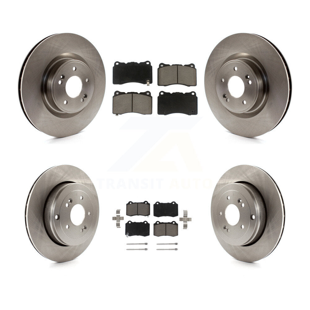 [Avant + Arrière] Kit de Disque et plaquette (céramique) de frein pour Hyundai Genesis Coupe K8C-101165