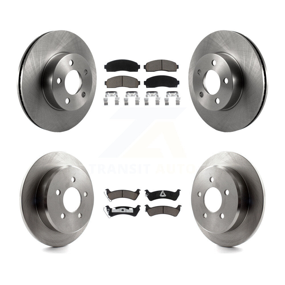 [Avant + Arrière] Kit de Disque et plaquette (céramique) de frein pour Ford Explorer Sport Trac 4WD K8C-101166