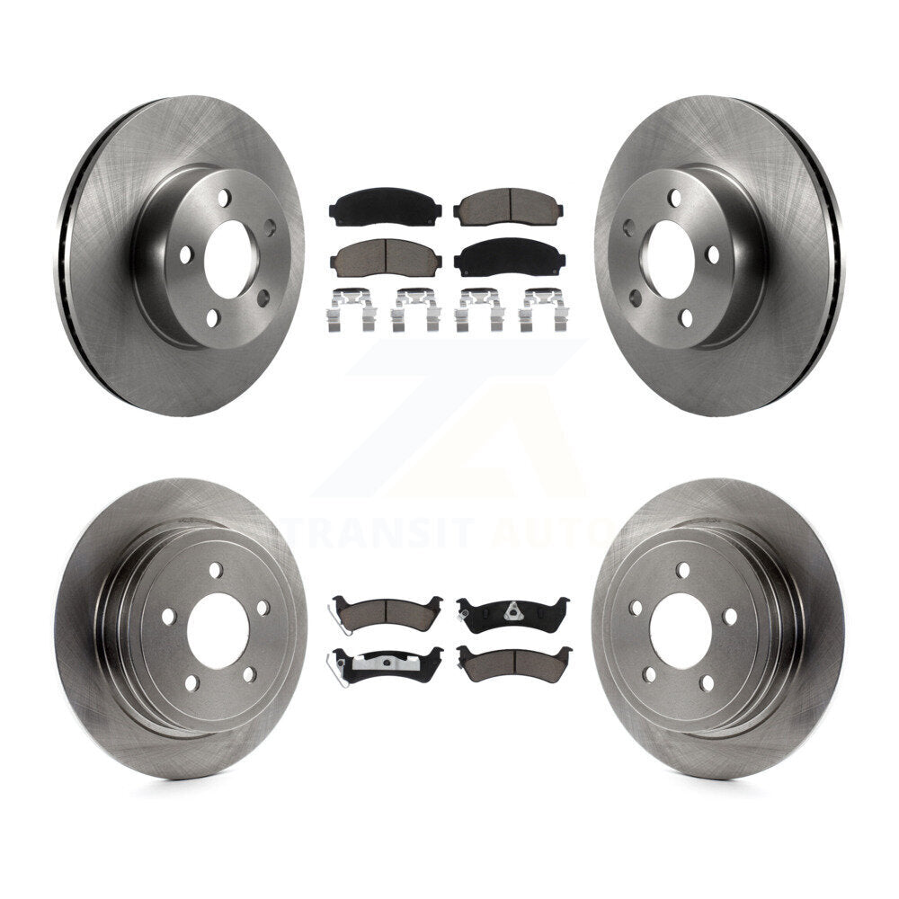[Avant + Arrière] Kit de Disque et plaquette (céramique) de frein pour Ford Explorer Sport Trac 4WD K8C-101167