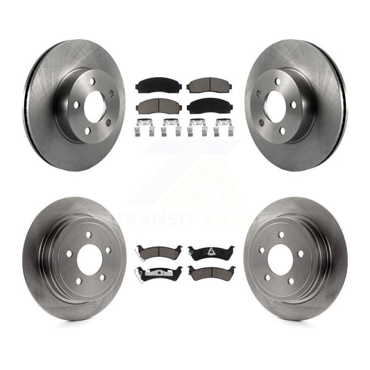 [Avant + Arrière] Kit de Disque et plaquette (céramique) de frein pour Ford Explorer Sport Trac 4WD K8C-101167