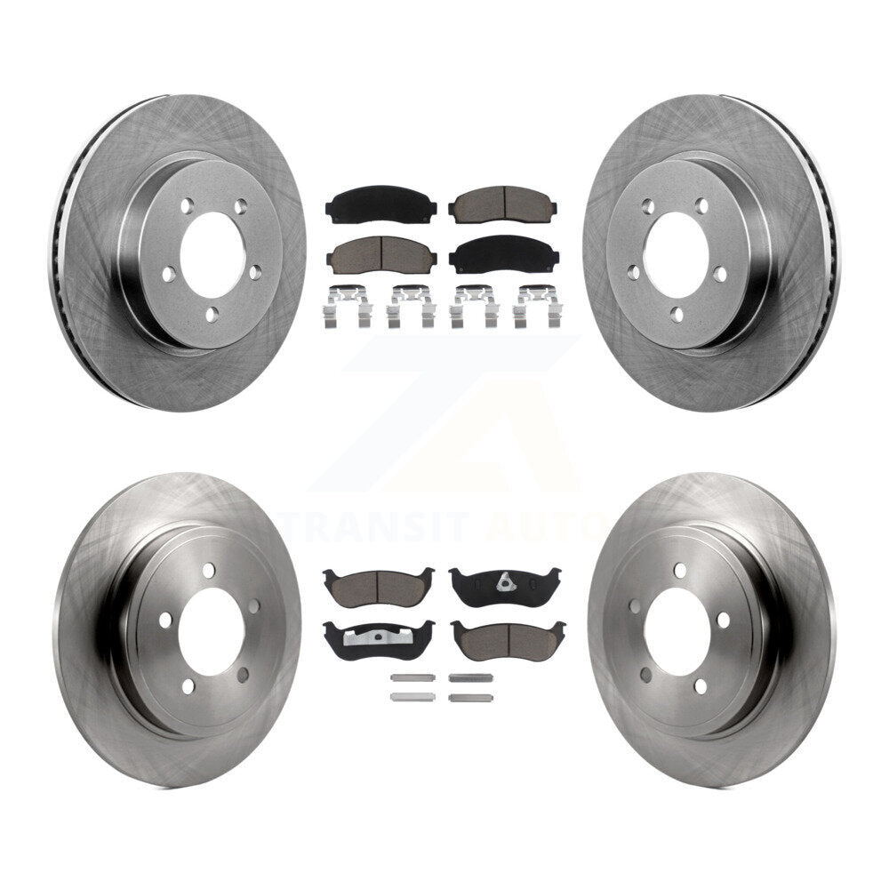 [Avant + Arrière] Kit de Disque et plaquette (céramique) de frein pour Ford Explorer Mercury Mountaineer K8C-101168