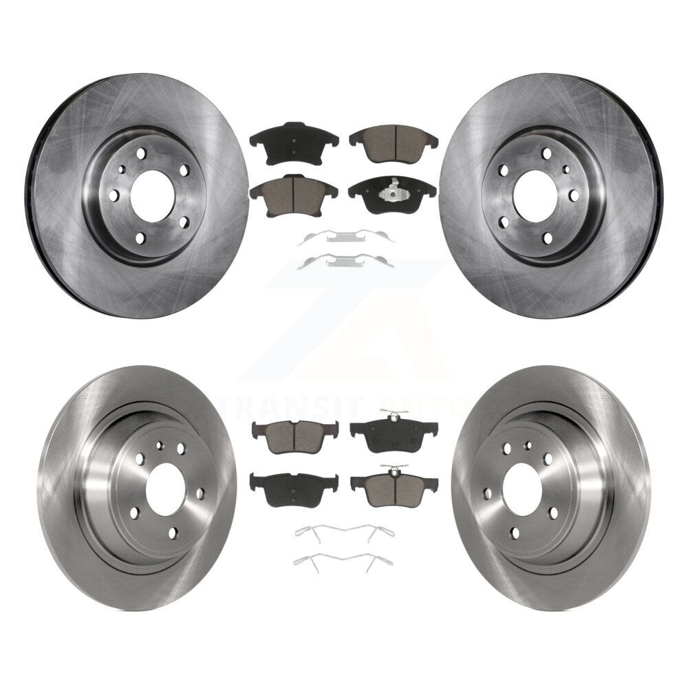 [Avant + Arrière] Kit de Disque et plaquette (céramique) de frein pour Ford Fusion Lincoln MKZ K8C-101173