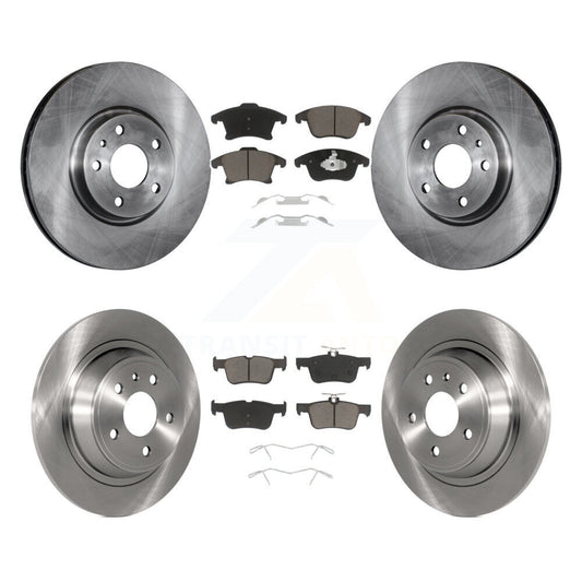 [Avant + Arrière] Kit de Disque et plaquette (céramique) de frein pour Ford Fusion Lincoln MKZ K8C-101173