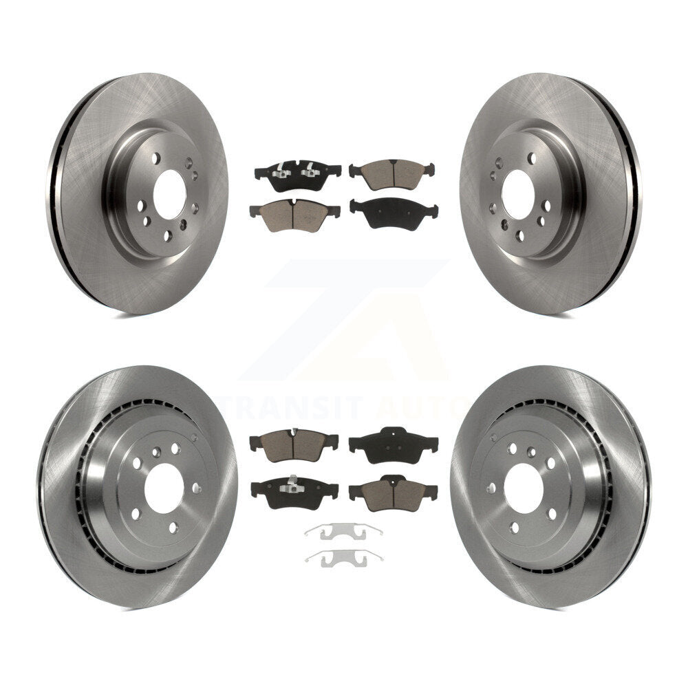 [Avant + Arrière] Kit de Disque et plaquette (céramique) de frein pour Mercedes-Benz R350 ML500 R500 R320 avec Vented Rotor K8C-101177