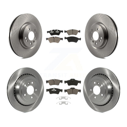 [Avant + Arrière] Kit de Disque et plaquette (céramique) de frein pour Mercedes-Benz R350 ML500 R500 R320 avec Vented Rotor K8C-101177