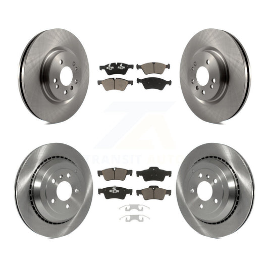 [Avant + Arrière] Kit de Disque et plaquette (céramique) de frein pour Mercedes-Benz R350 ML500 R500 R320 avec Vented Rotor K8C-101177