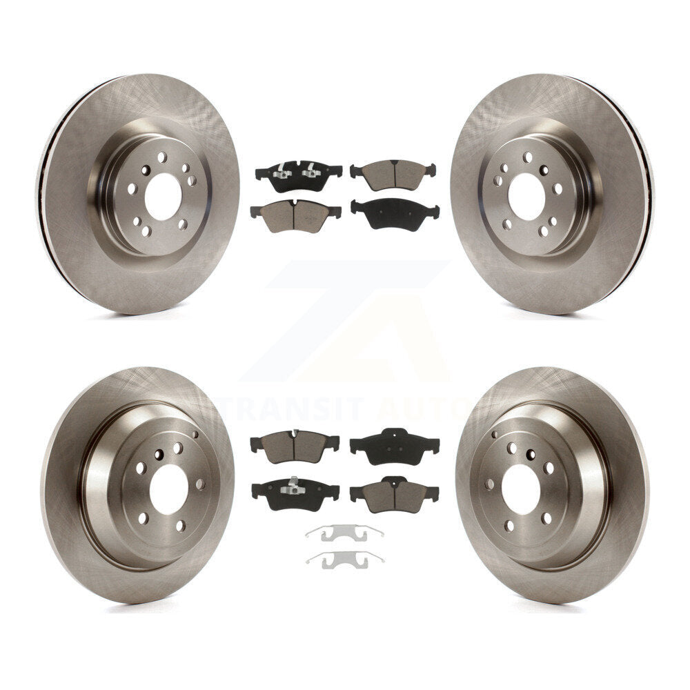[Avant + Arrière] Kit de Disque et plaquette (céramique) de frein pour 2007-2009 Mercedes-Benz ML320 avec 350mm Diameter Rotor K8C-101181