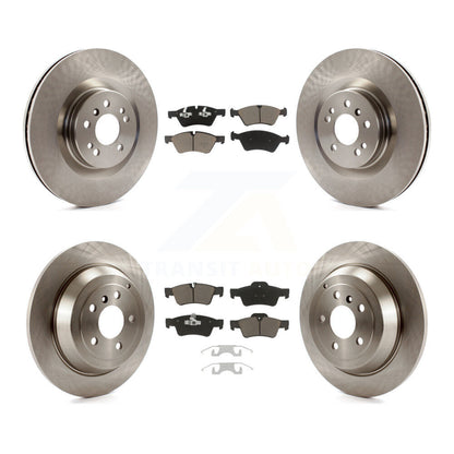 [Avant + Arrière] Kit de Disque et plaquette (céramique) de frein pour 2007-2009 Mercedes-Benz ML320 avec 350mm Diameter Rotor K8C-101181
