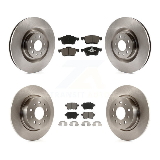 [Avant + Arrière] Kit de Disque et plaquette (céramique) de frein pour 2014-2020 Fiat 500L K8C-101182