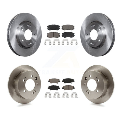 [Avant + Arrière] Kit de Disque et plaquette (céramique) de frein pour 2010 Hyundai Elantra Sedan From 03 23 10 K8C-101185