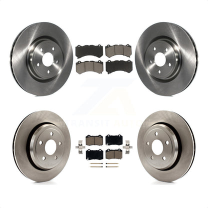[Avant + Arrière] Kit de Disque et plaquette (céramique) de frein pour Jeep Grand Cherokee Dodge Durango K8C-101187 par Transit Auto