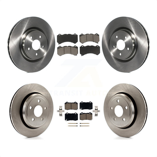 [Avant + Arrière] Kit de Disque et plaquette (céramique) de frein pour Jeep Grand Cherokee Dodge Durango K8C-101187 par Transit Auto
