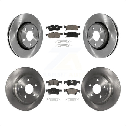 [Avant + Arrière] Kit de Disque et plaquette (céramique) de frein pour Dodge Durango K8C-101190 par Transit Auto