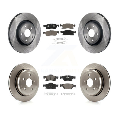 [Avant + Arrière] Kit de Disque et plaquette (céramique) de frein pour Dodge Durango Jeep Grand Cherokee WK K8C-101191