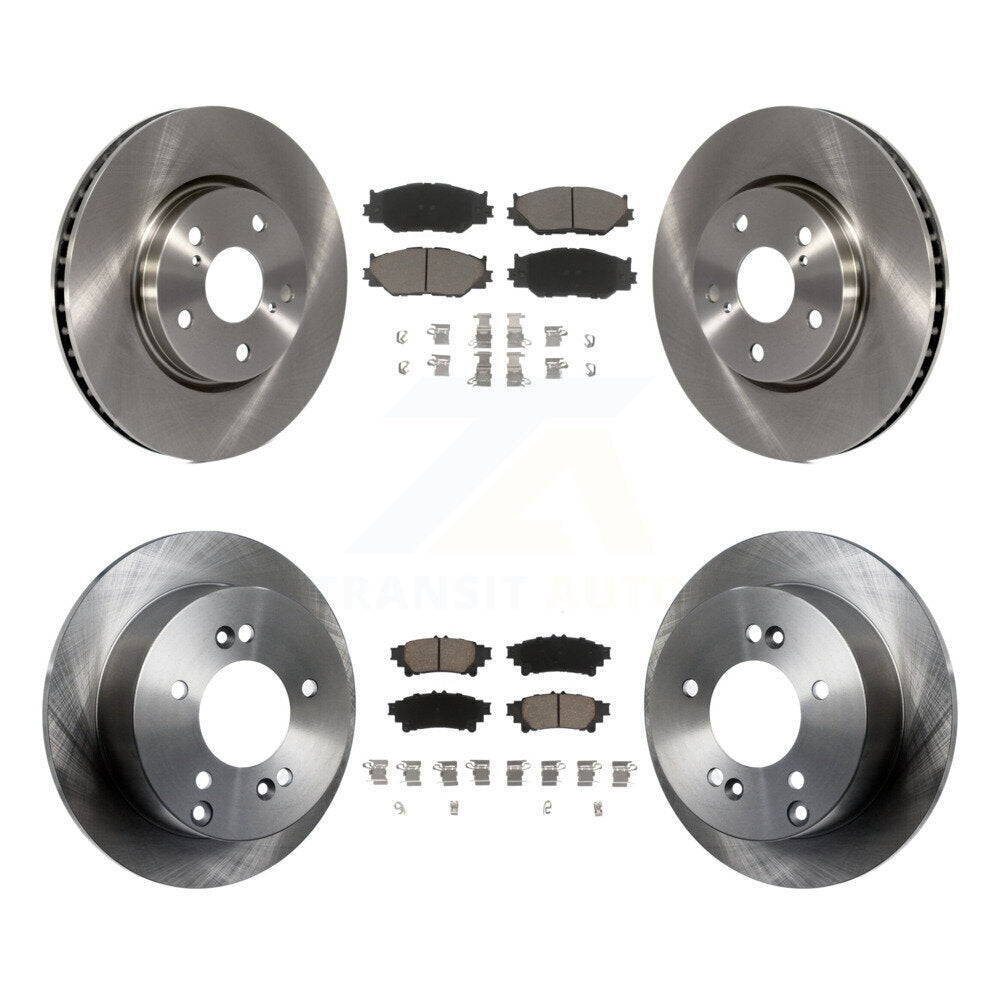 [Avant + Arrière] Kit de Disque et plaquette (céramique) de frein pour 2014-2015 Lexus IS250 Base avec RWD avec F Sport Package K8C-101195