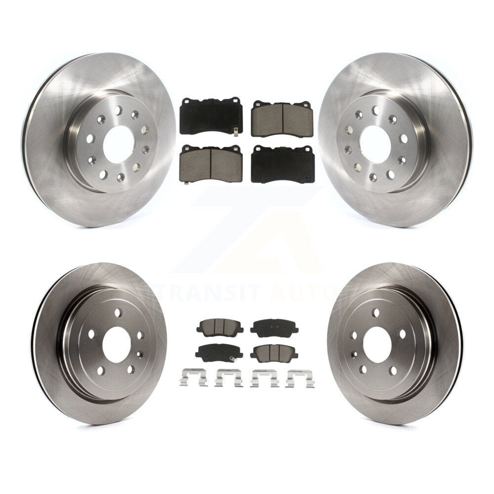 [Avant + Arrière] Kit de Disque et plaquette (céramique) de frein pour Cadillac CTS K8C-101196