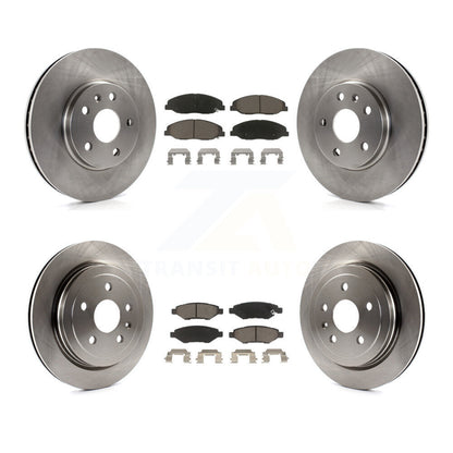 [Avant + Arrière] Kit de Disque et plaquette (céramique) de frein pour Cadillac CTS sans Heavy Duty Brakes K8C-101198