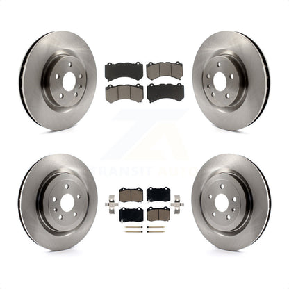 [Avant + Arrière] Kit de Disque et plaquette (céramique) de frein pour 2014 Chevrolet Camaro ZL1 K8C-101210 par Transit Auto