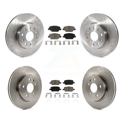 [Avant + Arrière] Kit de Disque et plaquette (céramique) de frein pour Chevrolet Camaro sans Brembo Calipers K8C-101213