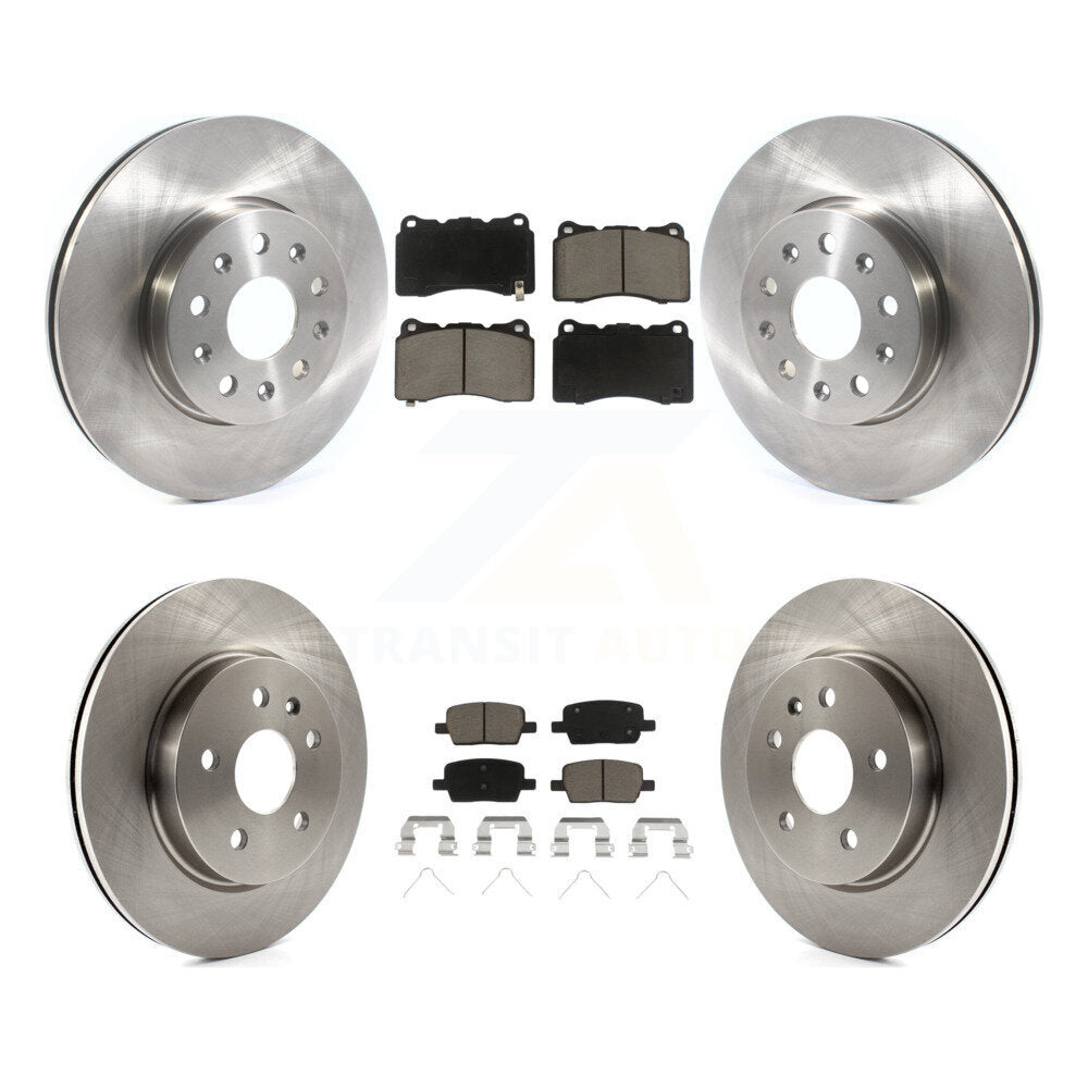 [Avant + Arrière] Kit de Disque et plaquette (céramique) de frein pour Chevrolet Camaro K8C-101214
