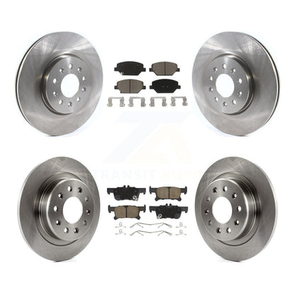 [Avant + Arrière] Kit de Disque et plaquette (céramique) de frein pour 2016-2018 Buick Envision avec 288mm Diameter Rotor K8C-101215