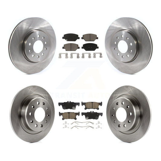 [Avant + Arrière] Kit de Disque et plaquette (céramique) de frein pour 2016-2018 Buick Envision avec 288mm Diameter Rotor K8C-101215
