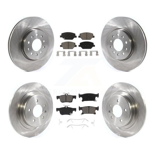 [Avant + Arrière] Kit de Disque et plaquette (céramique) de frein pour 2016-2018 Buick Envision avec 315mm Diameter Rotor K8C-101216