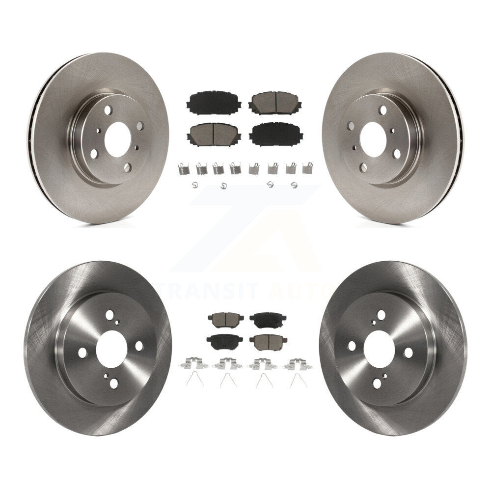[Avant + Arrière] Kit de Disque et plaquette (céramique) de frein pour Toyota Yaris K8C-101217